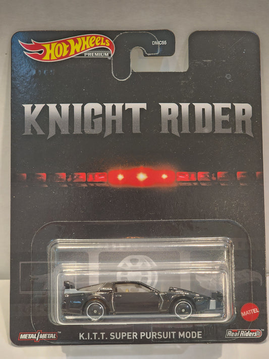 Hot wheels 

Premium 

Replica entertainment 

Knight rider

K.I.T.T.Super pursuit mode
 