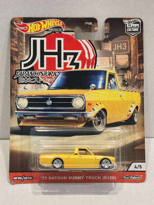 Hot wheels 

Premium 

Japanese Historics 3

75 Datsun Sunny truck (120)

 