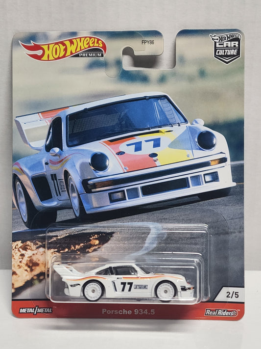 Hot wheels 

Premium 

Car Culture 

Thrill climbers

Porsche 934.5
 