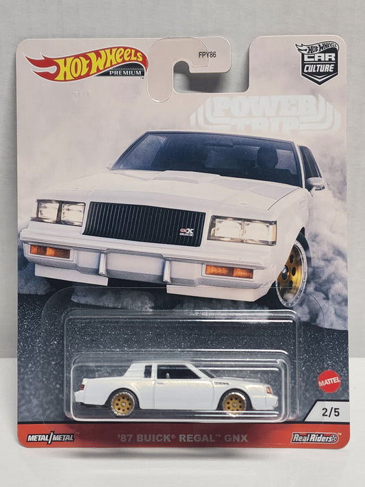 Hot wheels 

Premium 

Car Culture 

Power trip

87 Buick Regal Gnx