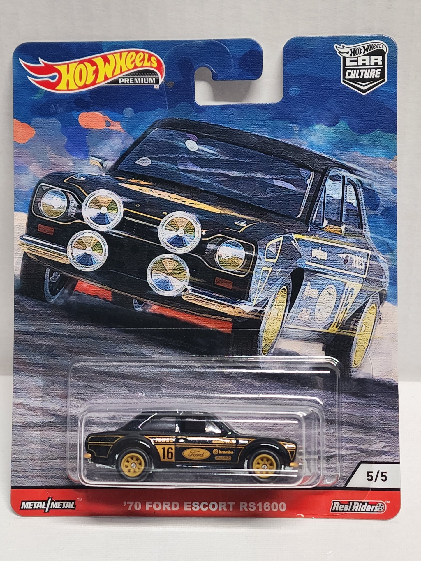 Hot wheels 

Premium 

Car Culture 

Door slammers

70 Ford Escort Rs 1600