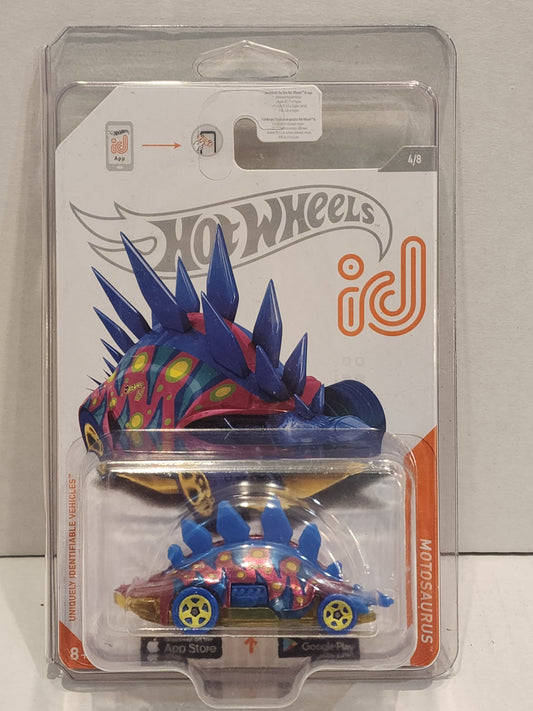 Hot wheels 

Ids

Motosaurus

Long  card

In protector 