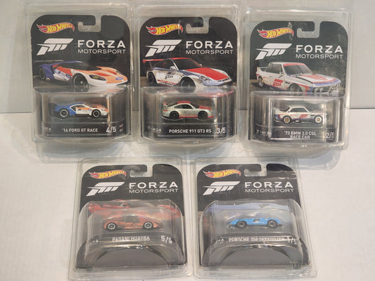 Hot wheels 

Premium 

Retro entertainment 

2017

Forza motorsport 

Complete set of 5

In protectors 