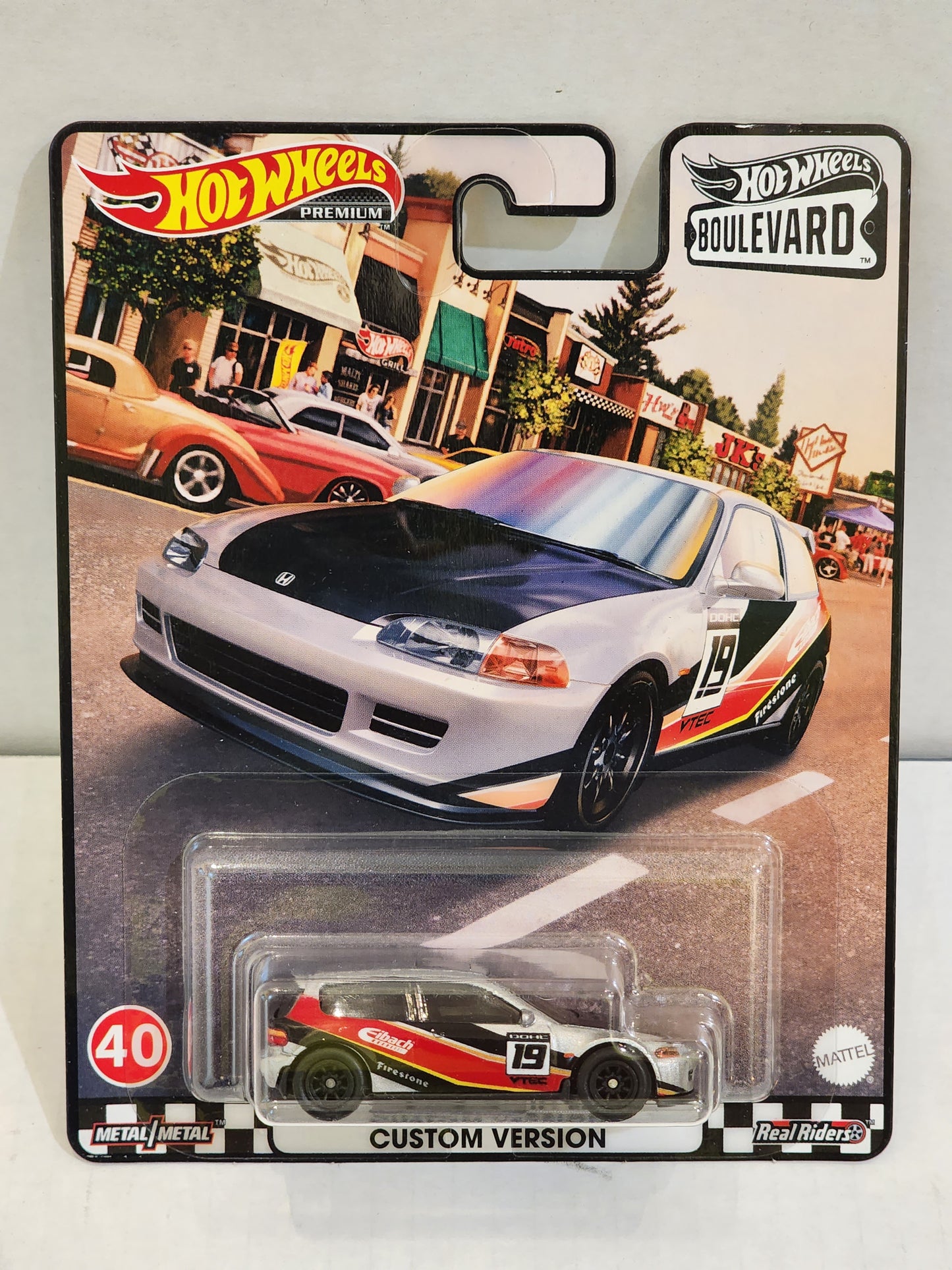 Hot wheels 

Premium 

Boulevard 

No.40

Honda civic eg  custom version 