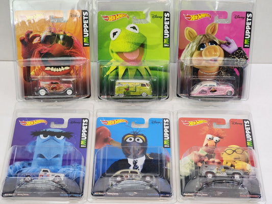 Hot wheels 

Premium 

2014 Pop culture 

The Muppets 

Complete set of 6