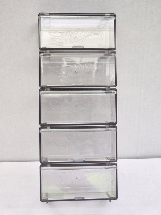 Hot wheels display case 5x stackable