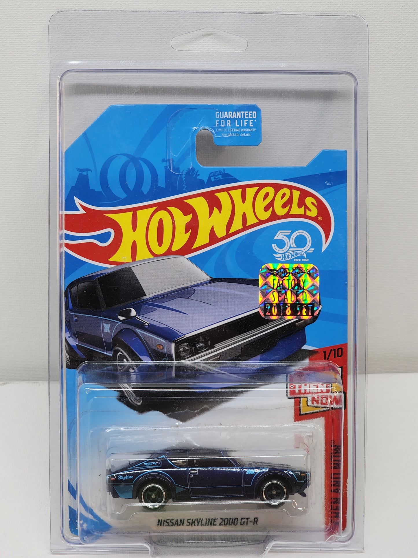 Hot wheels 

Nissan skyline 2000 Gtr 

Super treasure hunt 

2018 

Factory sealed