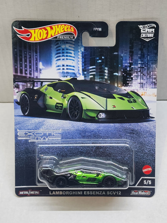 Hot wheels 

Premium 

Car Culture 

Exotic Envy 2

Lamborghini Essenza Scv12