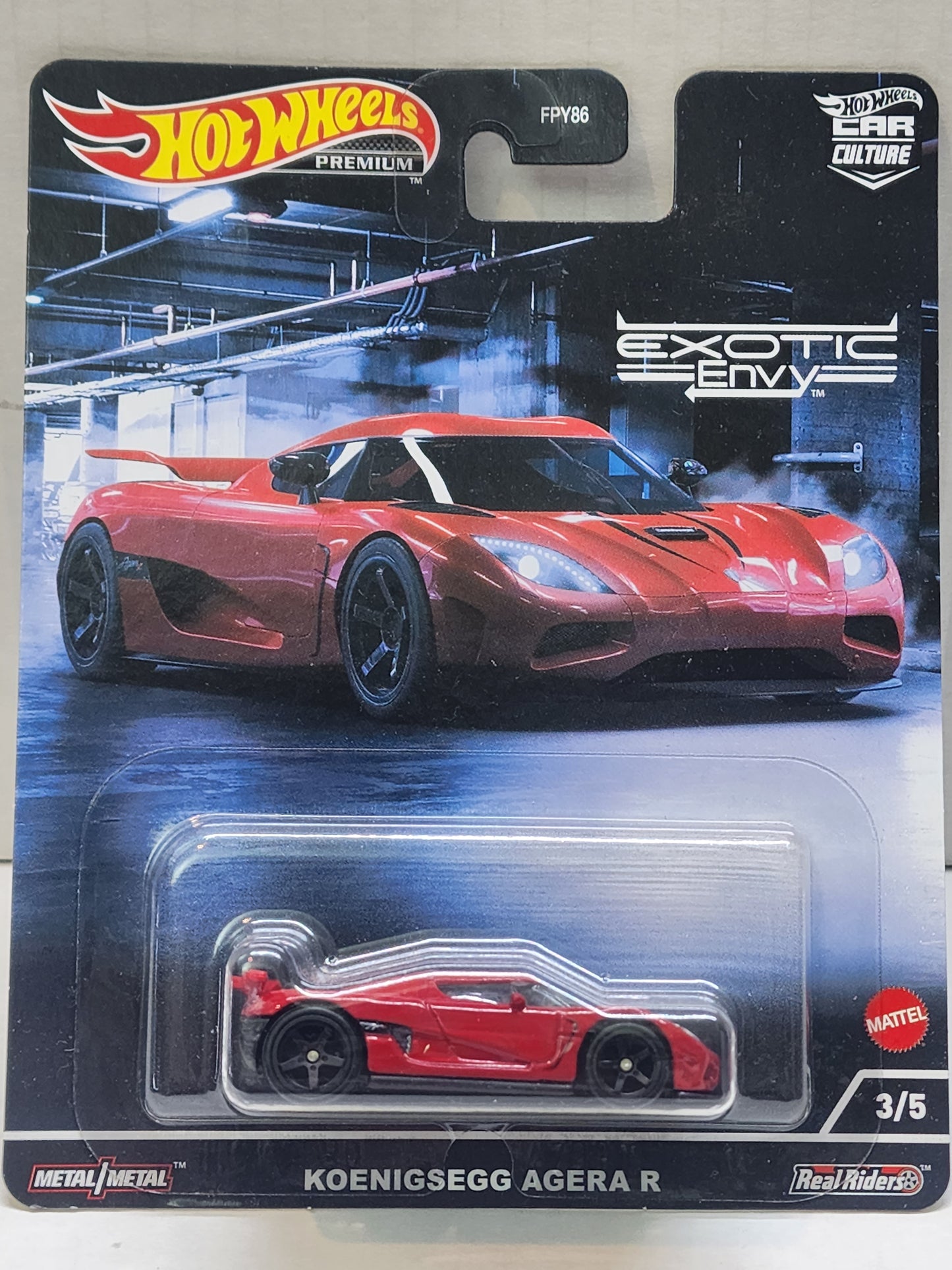 Hot wheels 

Premium 

Car Culture 

Exotic Envy 2

Koenigsegg Agera

 