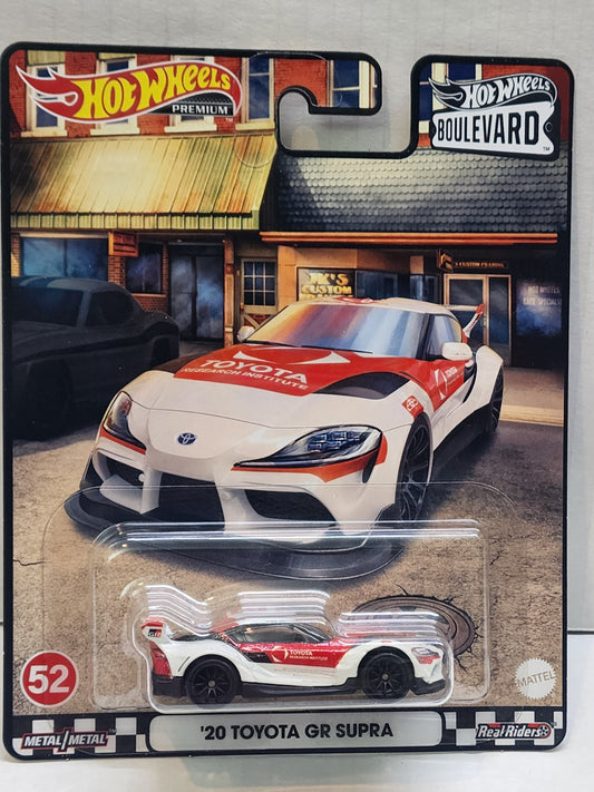 Hot wheels 

Premium 

Boulevard 

20 Toyota GR Supra 

No.52