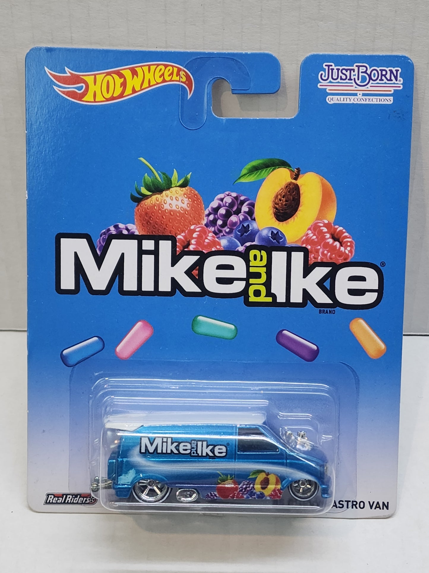 Hot wheels 

Premium 

Pop culture 

Mike and Ike

85 Chevy Astro van

Brand new 