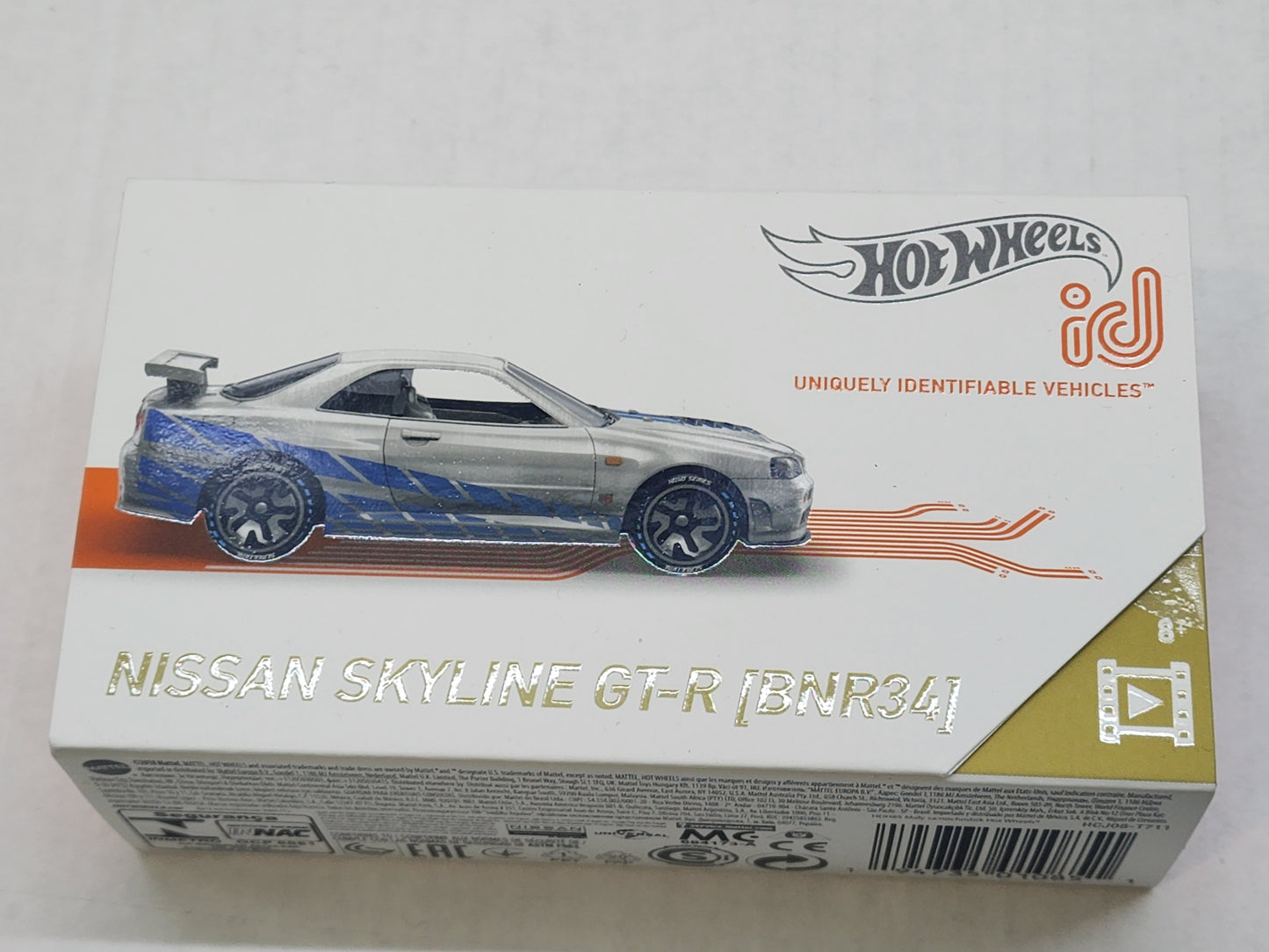 Hot wheels 

ID 

Fast and furious 

Nissan Skyline Gtr r34 


 