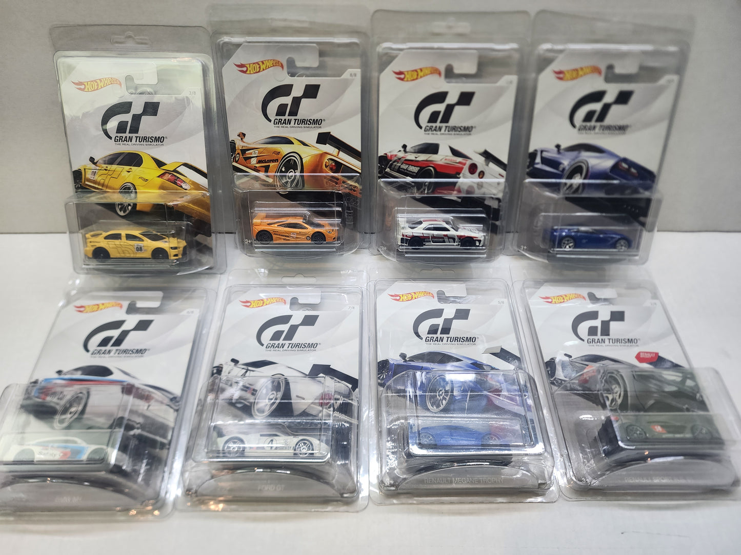 Hot wheels 

2018 

Gran Turismo 

Complete set of 6

In protectors 