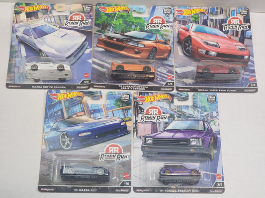 Hot wheels 

Premium 

Car Culture 

Ronin Run

Complete set of 5