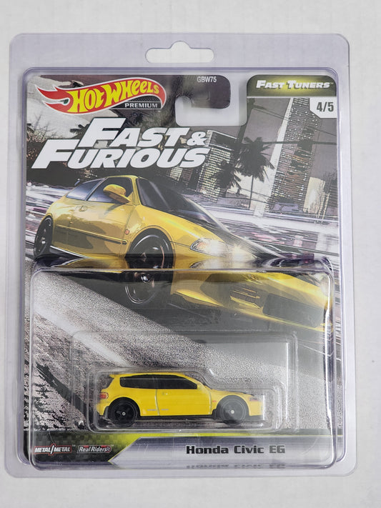 Hot wheels premium Fast tuners Honda Eg Civic