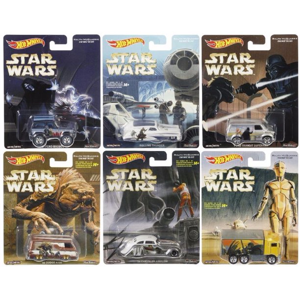 Hot wheels 

Pop culture 

2016

Ralph McQuarrie

Star Wars