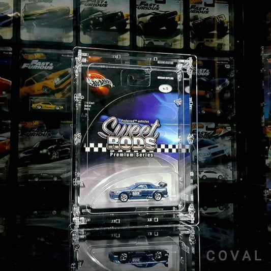 Coval Displays Hot wheels Sweet Rods motortrend vault case HSR-101